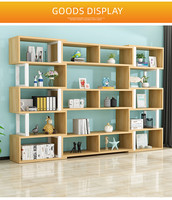 Armoire de rangement en bois, étagères murales, bibliothèque, livre, bibliothèque pour la maison