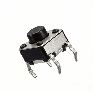 Высокотемпературный 4-контактный металлический тактовый переключатель 12В DC 0.05А с классом защиты IP67, фиксирующий (Push-On/Push-Off), для домашнего и промышленного использования - Product Image 1