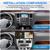 Navihua Nouveauté 17 Autoradio Android GPS Navigation Multimédia Carplay Stéréo pour Infiniti QX56 Armada 2008 2015