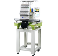 Machine à broder informatisée haute vitesse FUJA, machine à broder à tête unique Smart Stitch pour logo 3D, casquettes et broderies personnalisées