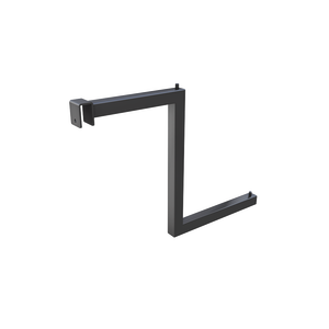Supporto per Accessori in Metallo Nero Certificato Iron Factory, Braccio a Z Graduato per Scaffali, Qualità Moderna e Portatile - Product Image 3