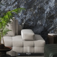 Panel de Pared Alternativo de Mármol Blanco Carrara, Impermeable, Ignífugo, con Aspecto de Piedra de Lujo para Interiores de Villas, Certificado CE