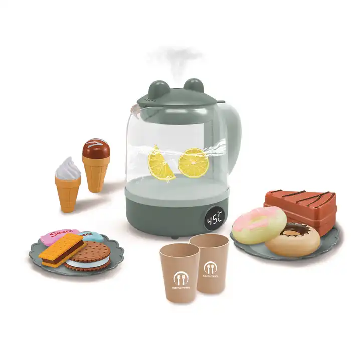 EPT Toyspretend Play High Tea Electric Mini Kitchen Set Intelligent Steam  Kettle Household Appliances Toys With Spray And Light - Buy EPT Toyspretend  Play High Tea Electric Mini Kitchen Set Intelligent Steam