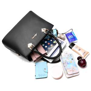 Bolsos de Mano y Carteras de Cuero PU para Mujer de Gran Capacidad y Alta Calidad, Bolso de Mano con Correa Larga y Borla - Product Image 4