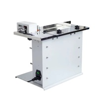 Machine d'étiquetage d'angle multifonctionnelle pour petites entreprises, semi-automatique, étiquette transparente, garantie 1 an
