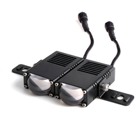 Phares LED Bi-Laser Senlo T1Plus, lampe auxiliaire étanche pour moto, vélo électrique, pièces automobiles