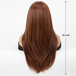 Perruques en fibre synthétique Kanekalon en gros, perruques à bonnet mono, perruques frontales en dentelle, perruques monofilament pour femmes - Product Image 2