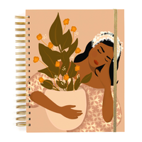 Vente en gros grand carnet B5 à spirale personnalisable couverture rigide journal scolaire mignon fleuriste journal papier à usage de bureau grande idée cadeau