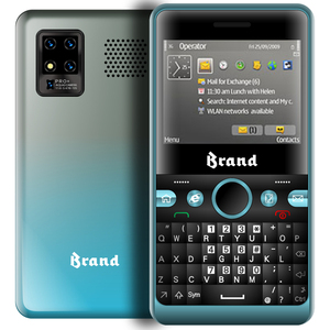 Vente directe d'usine, nouveau produit C300, téléphone QWERTY 2G GSM avec grand écran de 2,4 pouces, téléphone QWERTY - Product Image 4