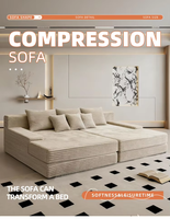 Hochwertiges Luxus-Sofa-Set mit Minimalistischem Design, L-förmig, Modular, Zweisitzer, Hochdichte Cord-Polsterung, Umweltfreundlich, Verstellbar, Massiv