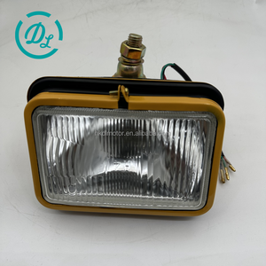 EexcavaStart 203-06-56140 Lámpara de Trabajo Cuadrada de Hierro de 24V 100W, Repuesto para Excavadora PC200 320D, Lámpara Halógena de Alta Resistencia - Product Image 1