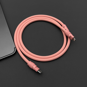 Cables <span class=keywords><strong>de</strong></span> Silicona Líquida USB-C a 8 Pines IOS PD20W 27W, Cables <span class=keywords><strong>de</strong></span> Transferencia <span class=keywords><strong>de</strong></span> Datos <span class=keywords><strong>de</strong></span> 480 Mbps, 3 pies, 6 pies, 10 pies, Cargador <span class=keywords><strong>de</strong></span> Carga Rápida <span class=keywords><strong>para</strong></span> <span class=keywords><strong>iPhone</strong></span> - Product Image 5