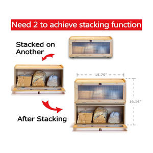 Boîte <span class=keywords><strong>à</strong></span> <span class=keywords><strong>pain</strong></span> de ferme Conteneur de stockage de <span class=keywords><strong>pain</strong></span> de cuisine - Product Image 3