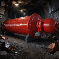 Équipement de broyage de minerai d'or à haute capacité, prix d'usine, équipement d'extraction d'or, broyeur à billes pour l'exploitation minière
