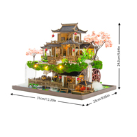 Vente Flash 2025 ODM Nouvelle Conception Maison de Poupées Style Chinois L2502 Fairyland Kit de Maison de Poupées en Bois à l'Échelle 1:24 DIY
