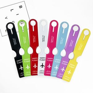 PVC Luggage <b>Tag</b> for Bags Travel Accessories Anti-loss Business Identification <b>Tag</b> Airplane Boarding <b>Name</b> <b>Tag</b> - Product Image 1