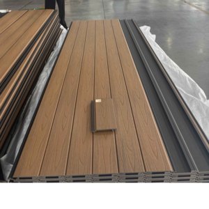 156x21mm/174x21mm UV thiết kế WPC mặt tiền Bảng điều khiển WPC Batten <span class=keywords><strong>siding</strong></span> - Product Image 4