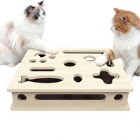 Caja de Rascador para Gatos de Madera Maciza Grande al por Mayor - Soporte para Logotipo Personalizado