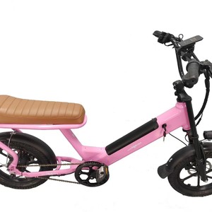 <span class=keywords><strong>Bicicleta</strong></span> Eléctrica Urbana de Alto Rendimiento con Doble Asiento para Mujer, de 16 Pulgadas, con Batería de Litio - Product Image 3