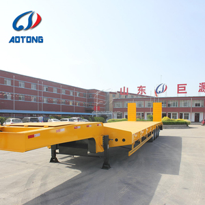 Rimorchio Ribassato con Sospensioni Pneumatiche Integrate per Camion, Trasportatore di Attrezzature di Grandi Dimensioni, Carrello per Carrelli Elevatori - Product Image 2