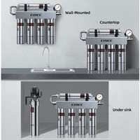 Purificateur d'eau sans réservoir avec filtre japonais, robinet et eau minérale
