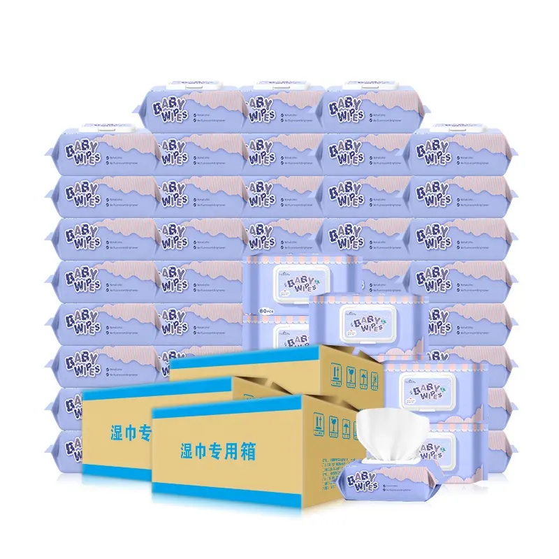 0121 Tersedia Tisu Basah Bayi RO Air dengan Harga Produsen Tisu Bayi 80 Buah