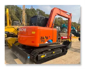 Mô hình phổ biến Hitachi zx70 sử dụng máy xúc bánh xích với giờ làm việc thấp 7 tấn Hitachi zaxis 70 Mini Máy xúc Digger máy