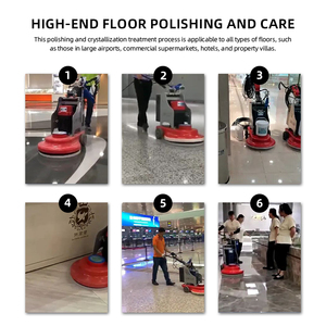 Pulidora de Pisos Semiautomática de Alta Resistencia, 5.5HP/4KW, 220V, de Alta Velocidad, para Mármol y Concreto, Adecuada para Grandes Centros Comerciales - Product Image 4