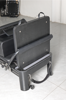 Máquina de Pilates Reformer de Aluminio con Barra de Pie Móvil, Juego Completo de Accesorios, Cama de Entrenamiento de Core para Pilates en Casa o Estudio, Equipo de Pilates