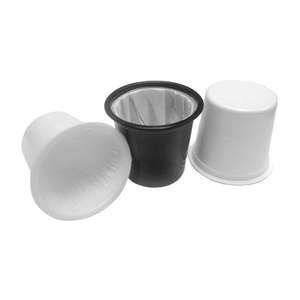 Capsule de café K Cup vide biodégradable en PP, vente en gros, avec filtre et capsule <span class=keywords><strong>Nespresso</strong></span> avec couvercle - Product Image 1