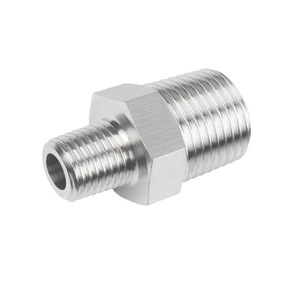 Raccord de tuyauterie en acier inoxydable Qingyan, filetage mâle M10 x 1,5, embout hexagonal pour usage plomberie et industriel - Product Image 1