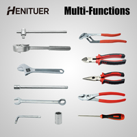 HENITUER T1239 Outils en titane non magnétiques, ensemble de 40 pièces, adaptés aux domaines domestique, médical et aéronautique