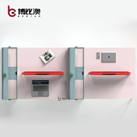 BOGAO Panel Pemisah Furnitur Modern 8 Orang, Lebar 4 6 Tempat Duduk, Stasiun Kerja, Partisi Kantor