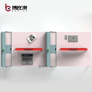 BOGAO 4 6 posti 8 persone box allungabile mobili moderni divisori pannelli divisori scrivania Workstation divisori per ufficio - Product Image 4