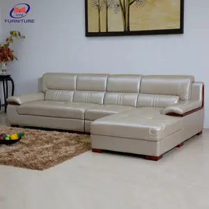 Juego de Sofás de Fábrica, Muebles de Guangzhou, Sofás Modernos de Lino Resistentes a la Suciedad para Sala de Estar, Seccionales - Product Image 1