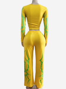 بدلة رياضية شتوية للنساء مكونة من قطعتين: سترة كاجوال وبنطلون طويل للجري واليوغا - Product Image 6