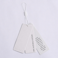 Étiquette suspendue en papier texturé noir avec logo personnalisé et œillet métallique, spécialement conçue pour vous, étiquette pour vêtements, étiquette cadeau de luxe