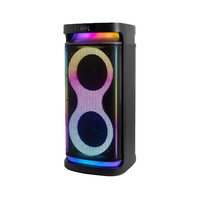 Appareil audio portable pour fêtes en plein air avec un son puissant, lumières RGB changeantes de couleur, logo personnalisé imprimé