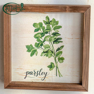 Nordic Style Plant Art <b>Paintings</b> Solid Wood <b>Frame</b> Realistic Wall Decor <b>For</b> Corridor Kitchen Bedroom - Product Image 3