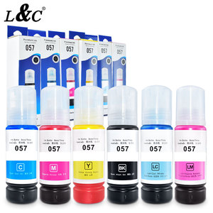 <span class=keywords><strong>Encre</strong></span> de Recharge à Base d'Eau Teintée Couleurs Compatible Premium 056 057 107 108 574 pour Imprimante <span class=keywords><strong>Epson</strong></span> L8058 L8050 L18050 Eco Ink Tinta - Product Image 4