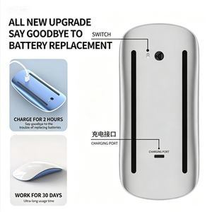Wireless Touch <b>Mouse</b>, Type‑C Rechargeable, Magic Touch <b>Mouse</b> for Mac MacBook - Product Image 5