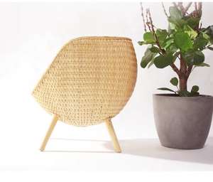 Meubles de <span class=keywords><strong>jardin</strong></span> modernes en forme de boule, ottoman rond en rotin <span class=keywords><strong>tressé</strong></span> large, chaises longues KC159 - Product Image 5