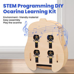 Kit Educativo STEM per Programmazione, Kit Fai-da-Te per l'Assemblaggio di un'ocarina in Legno, Progetto Programmabile Intelligente con Scheda Microbit - Product Image 1
