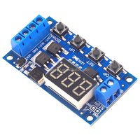 Module de contrôle de temporisation numérique à double MOS LED 12V 24V DC, relais temporisé, déclencheur de cycle, interrupteur de temporisation, carte de circuit, module de contrôle de temporisation DIY