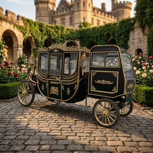 Chariot Équestre Électrique Royal Élégant à Vendre – Fabricant de Chariots Équestres Royaux - Product Image 1