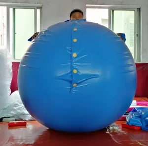 Grande bola de mirtilo inflável do pvc para cosplay