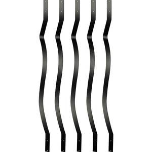 DB Wholesale 61-Pack Husillos de cubierta de metal 29,5 "x 1" Tornillos de balaustre de escalera de aleación de aluminio 29,5 "x 1" Balaustres de barandilla de cubierta - Product Image 1