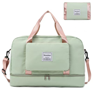Lightweight Oxford Material Folding Duffle Bag Custom Logo Multi-Functional for Soft <b>Camping</b> Daily <b>Storage</b> Travel Outdoor - Product Image 1