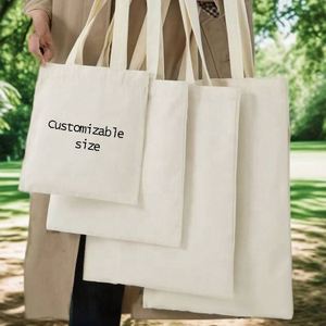 Plain Fashion Shopping <b>Print</b> logo Shopping Canvas Tote Bag Reusable <b>extra</b> <b>Large</b> Tote Shopping Bags for Travel - Product Image 2