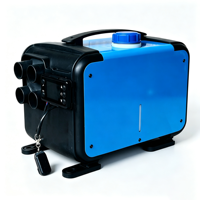 Chauffage de stationnement diesel tout-en-un 5 kW 12V/24V/220V pour haute altitude avec quatre sorties d'air, adapté aux camions, camping-cars et cabines de bateaux